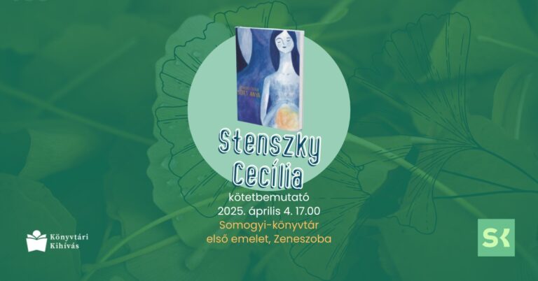 Stenszky Cecília Sötét anya című verseskötetének bemutatója